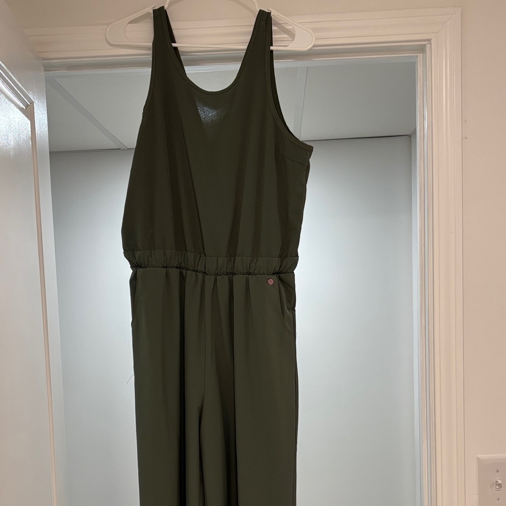 CALIA by Carrie Underwood Olive Green Jumpsuit